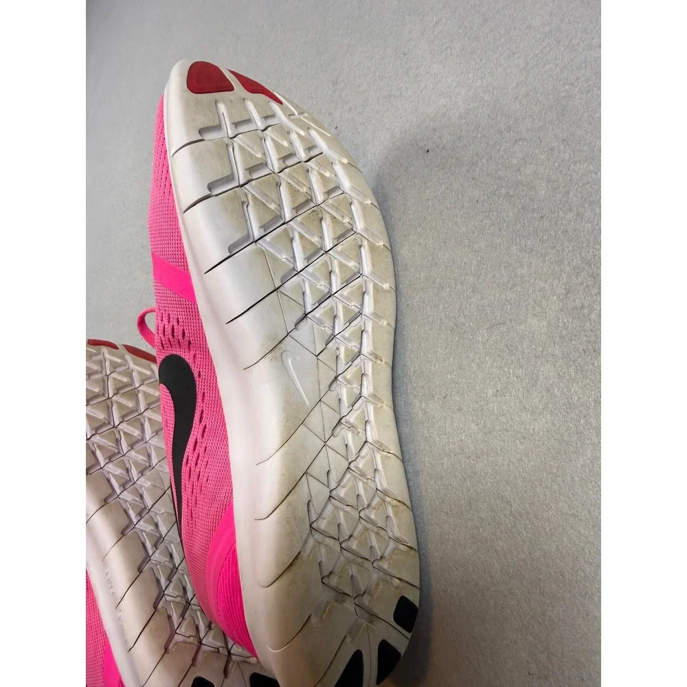 Nike Free RN Womens Running Shoes Pink Black Low Top Sneakers 831509-601